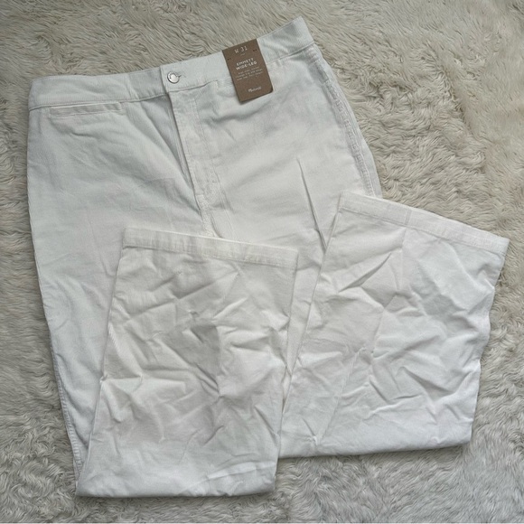 Madewell Pants The Emmett Wide-Leg in Corduroy: Welt Pocket Edition 31 NWT New - Picture 3 of 13